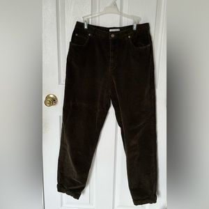 Dark Green Corduroy Pants from Jones New York (Stretch), Size 10